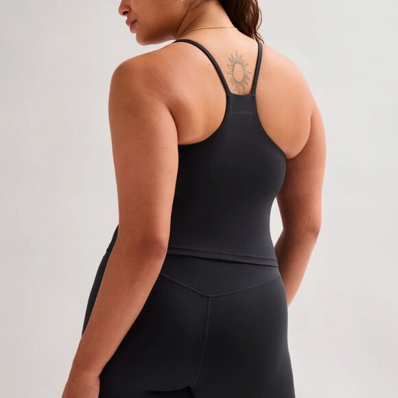 Girlfriend Collective Willa Strappy Tank Top in Black XS NWT - Picture 2 of 9